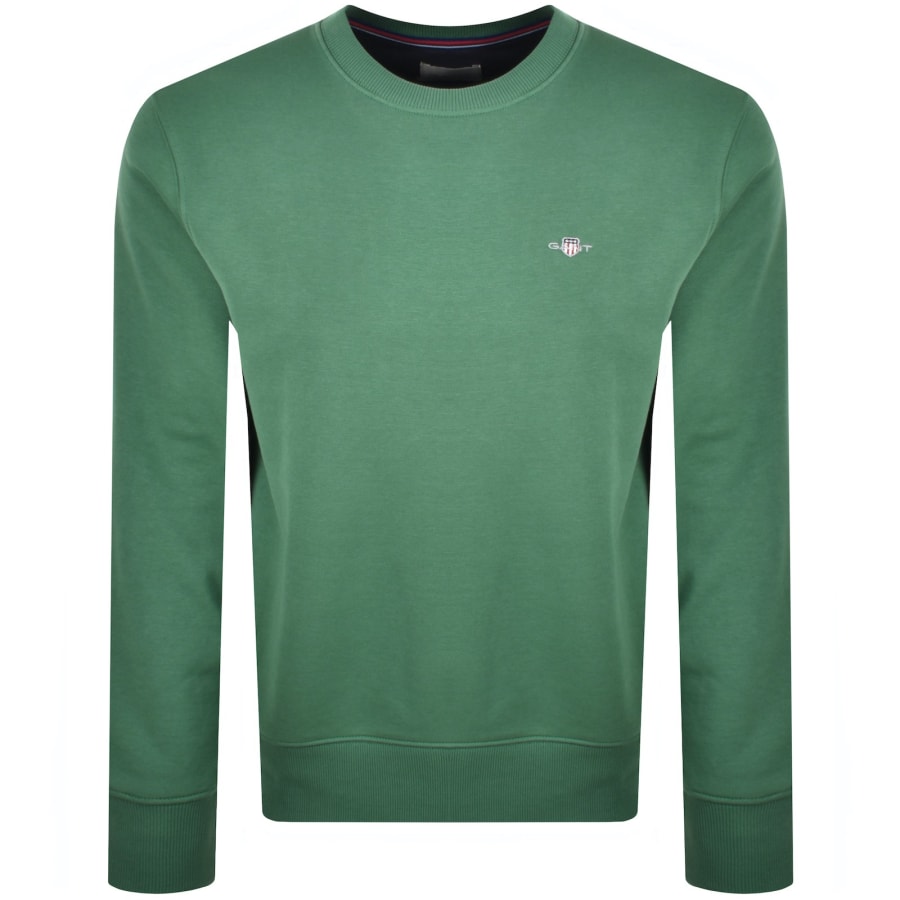 Green designer sweatshirt top